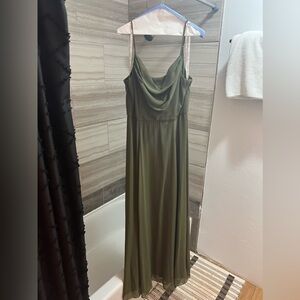 Long Forrest Green Dress